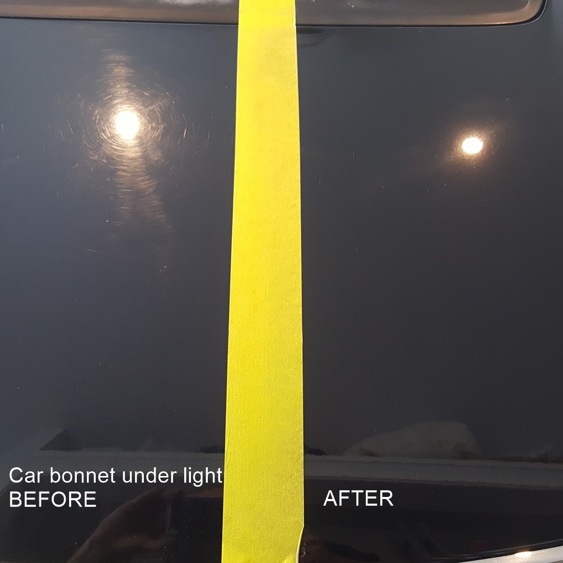 Swirl marks removed from bonnet