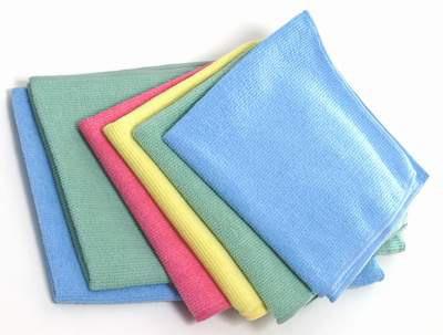 Towel dry with microfibre cloths