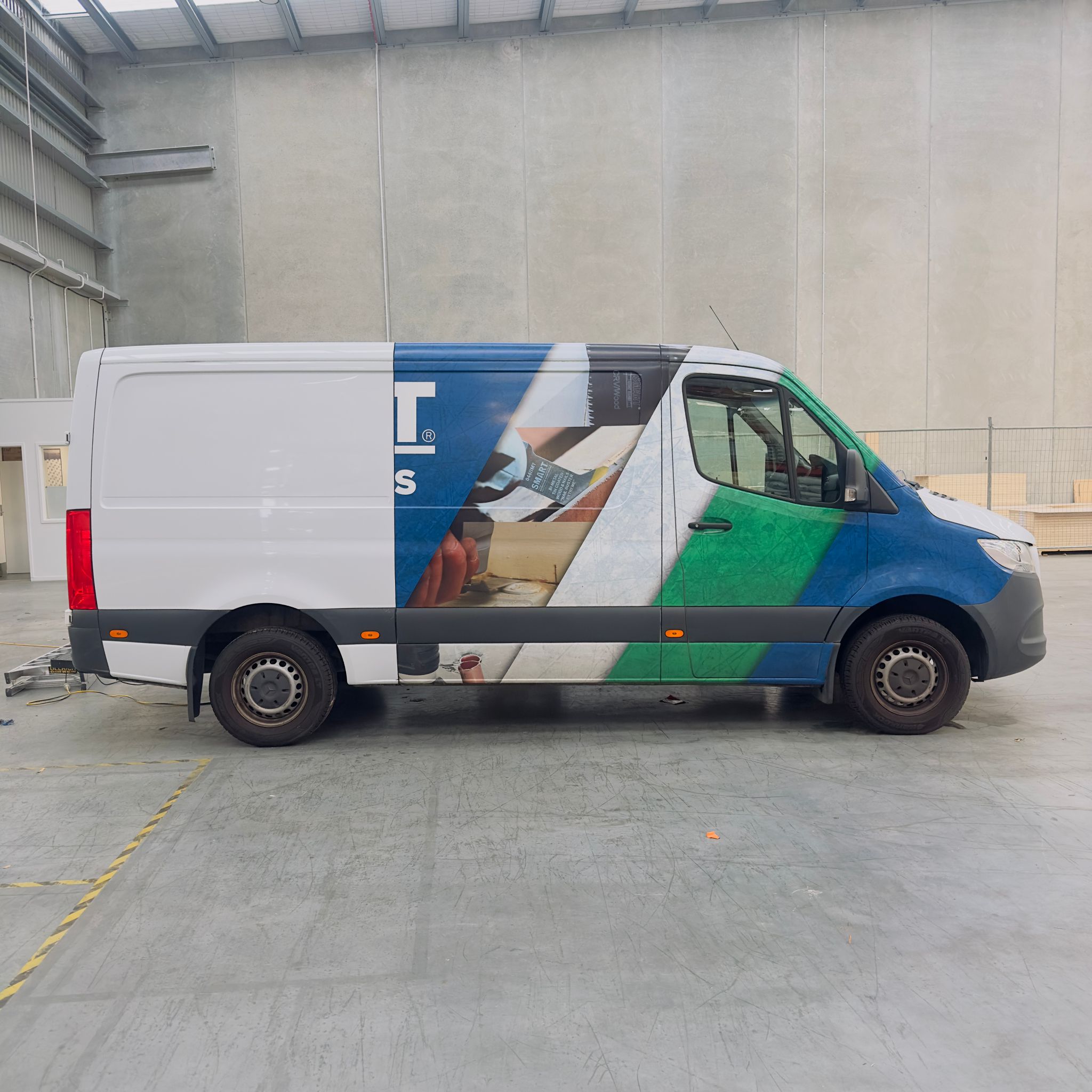 Van decal removal during